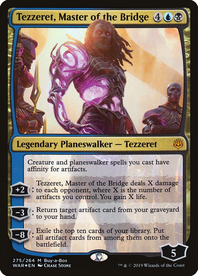 Tezzeret, Master of the Bridge (Buy-A-Box) [War of the Spark] | Card Merchant Takapuna