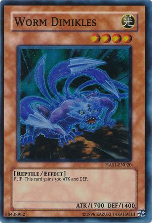 Worm Dimikles [HA01-EN020] Super Rare | Card Merchant Takapuna