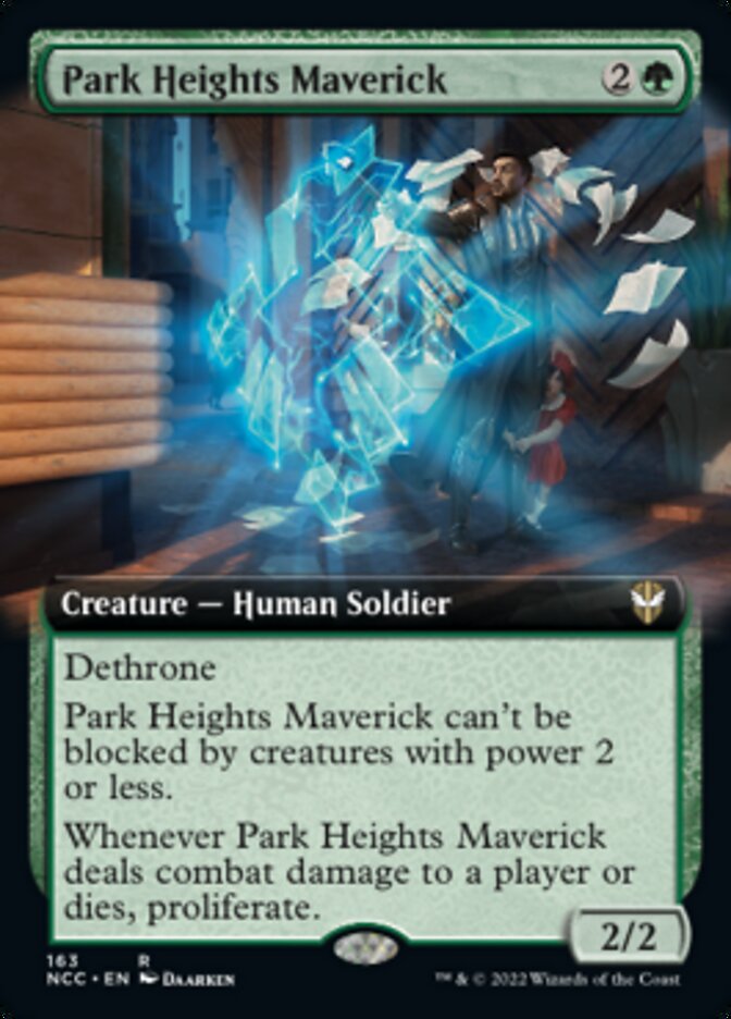 Park Heights Maverick (Extended Art) [Streets of New Capenna Commander] | Card Merchant Takapuna