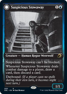 Suspicious Stowaway // Seafaring Werewolf [Innistrad: Double Feature] | Card Merchant Takapuna