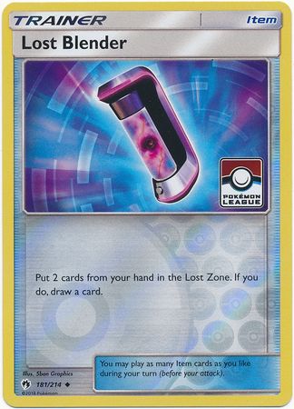 Lost Blender (181/214) (League Promo) [Sun & Moon: Lost Thunder] | Card Merchant Takapuna