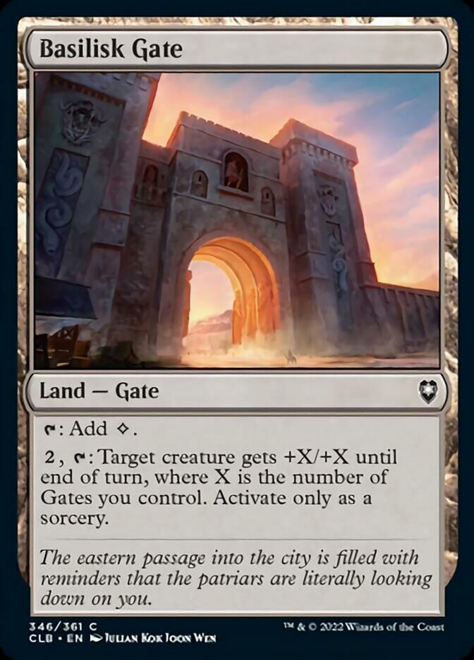 Basilisk Gate [Commander Legends: Battle for Baldur's Gate] | Card Merchant Takapuna