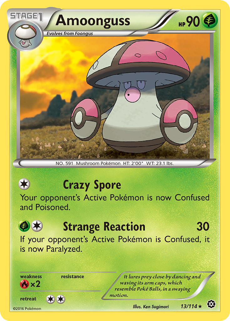 Amoonguss (13/114) [XY: Steam Siege] | Card Merchant Takapuna