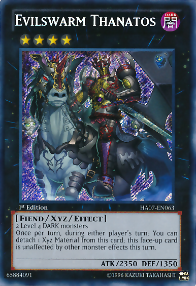 Evilswarm Thanatos [HA07-EN063] Secret Rare | Card Merchant Takapuna