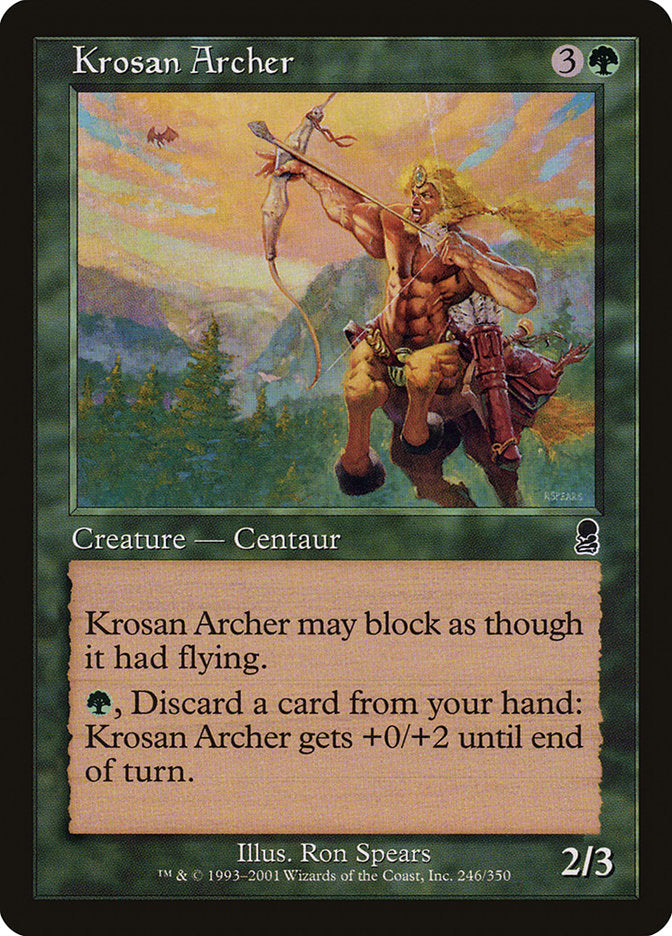 Krosan Archer [Odyssey] | Card Merchant Takapuna