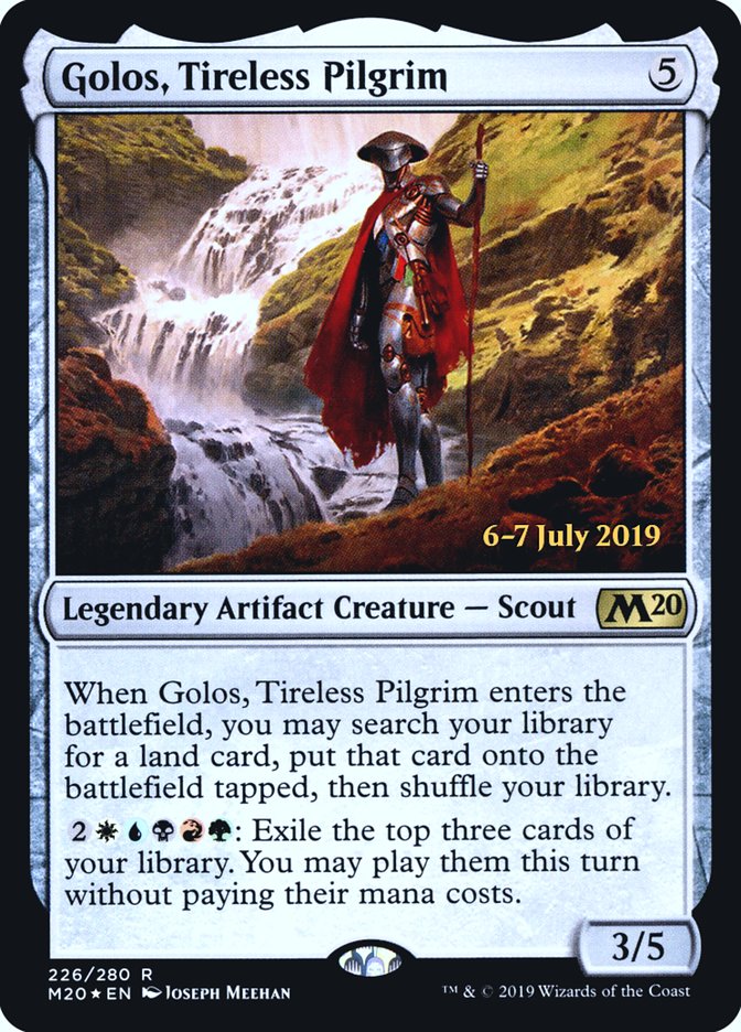 Golos, Tireless Pilgrim [Core Set 2020 Prerelease Promos] | Card Merchant Takapuna