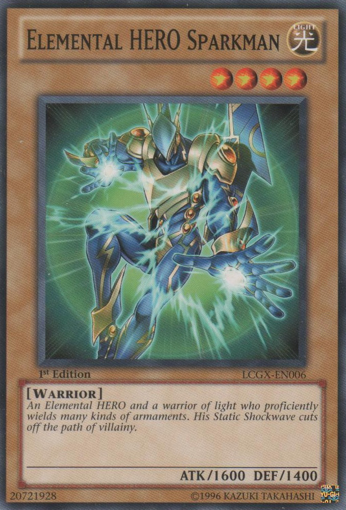 Elemental HERO Sparkman [LCGX-EN006] Common | Card Merchant Takapuna