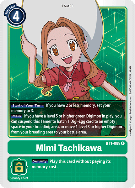 Mimi Tachikawa [BT1-089] [Release Special Booster Ver.1.0] | Card Merchant Takapuna