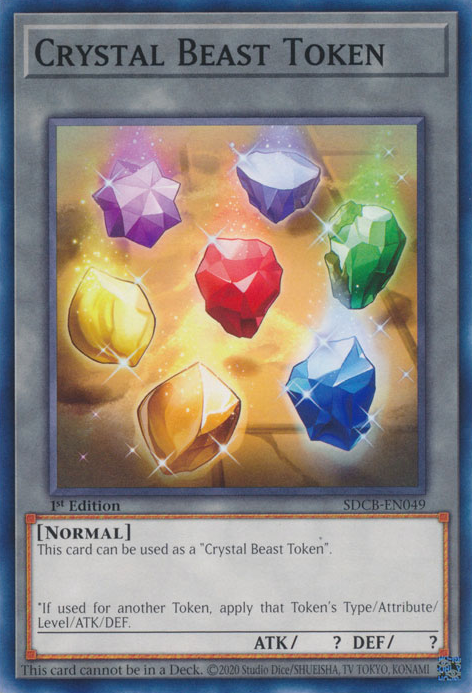 Crystal Beast Token [SDCB-EN049] Common | Card Merchant Takapuna