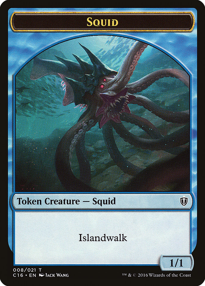 Squid Token [Commander 2016 Tokens] | Card Merchant Takapuna