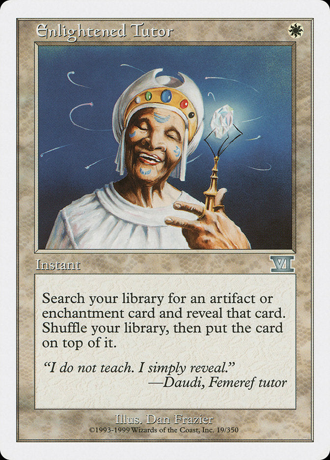 Enlightened Tutor [Classic Sixth Edition] | Card Merchant Takapuna