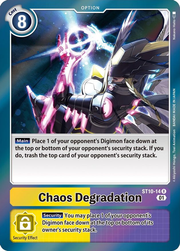 Chaos Degradation [ST10-14] [Starter Deck: Parallel World Tactician] | Card Merchant Takapuna