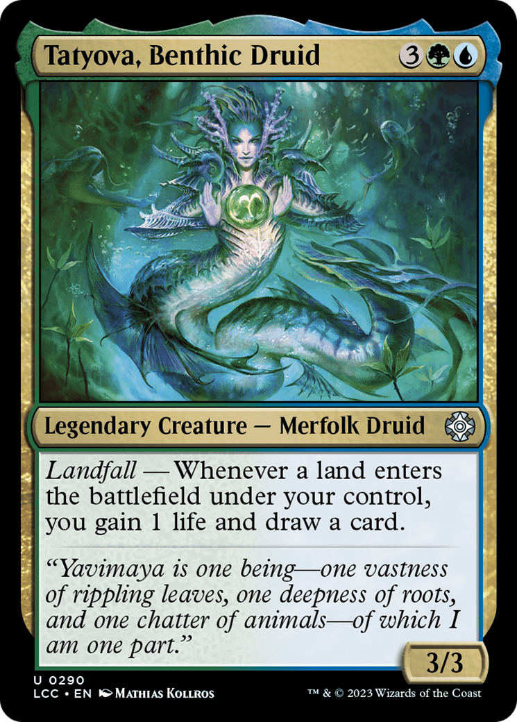 Tatyova, Benthic Druid [The Lost Caverns of Ixalan Commander] | Card Merchant Takapuna