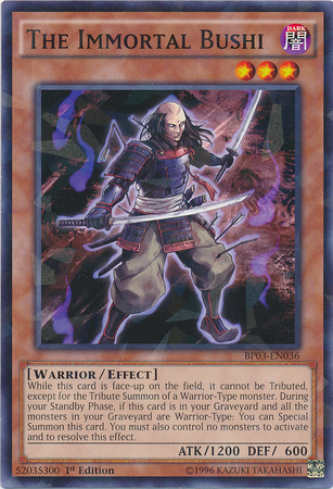 The Immortal Bushi [BP03-EN036] Shatterfoil Rare | Card Merchant Takapuna