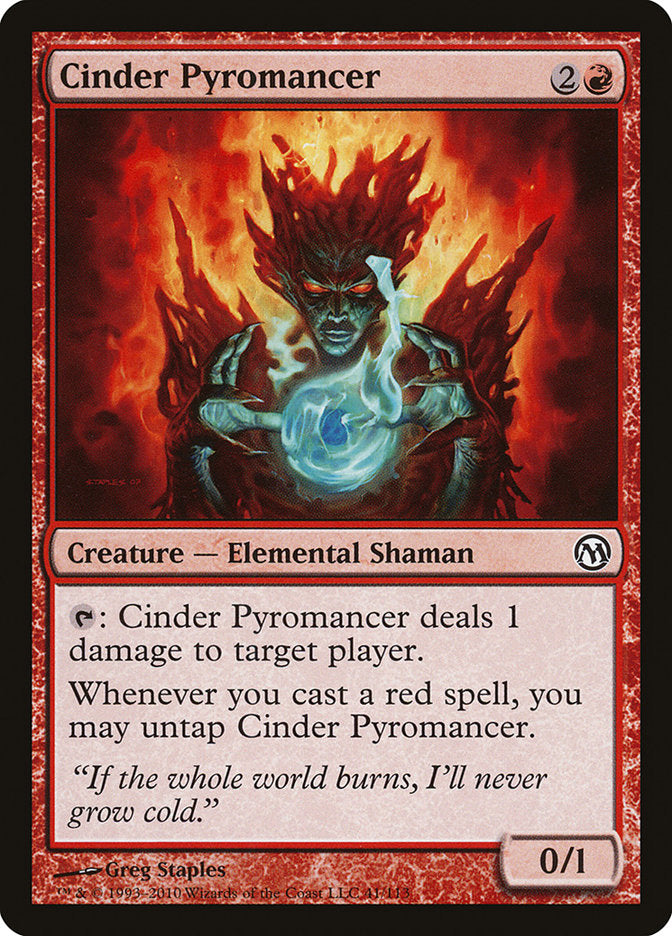 Cinder Pyromancer [Duels of the Planeswalkers] | Card Merchant Takapuna