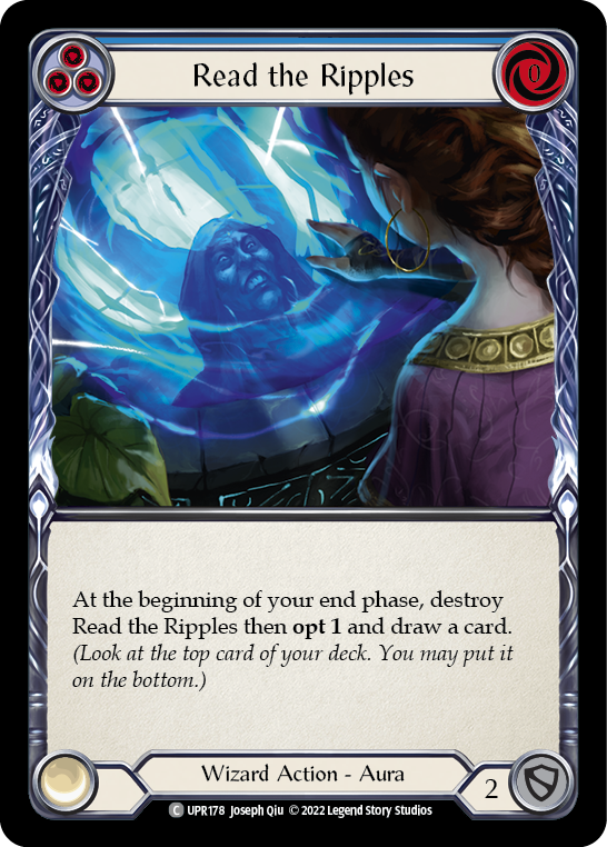 Read the Ripples (Blue) [UPR178] (Uprising) | Card Merchant Takapuna