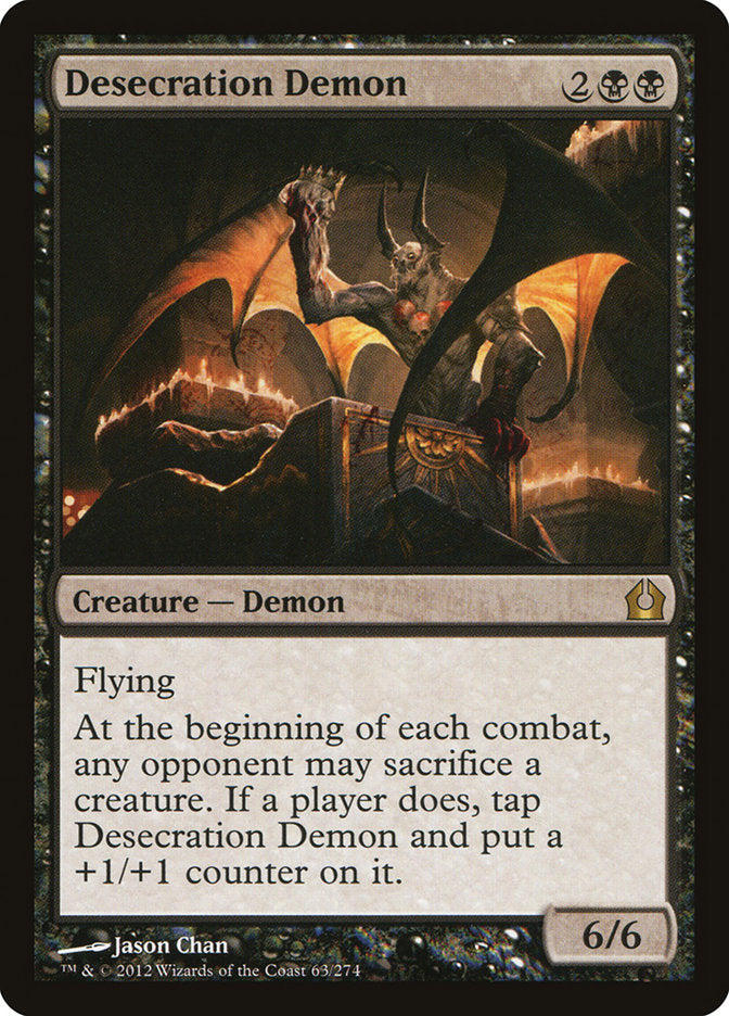 Desecration Demon [Return to Ravnica] | Card Merchant Takapuna