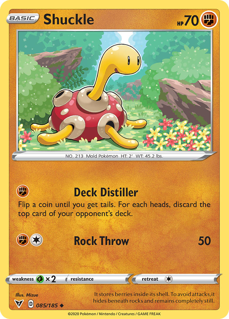 Shuckle (085/185) [Sword & Shield: Vivid Voltage] | Card Merchant Takapuna