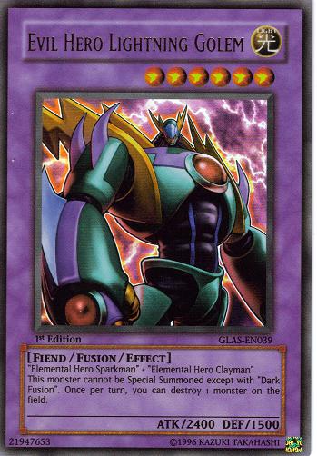 Evil Hero Lightning Golem [GLAS-EN039] Ultra Rare | Card Merchant Takapuna