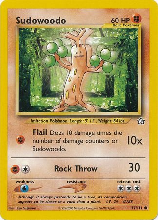 Sudowoodo (77/111) [Neo Genesis Unlimited] | Card Merchant Takapuna