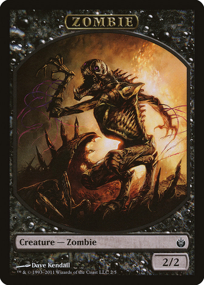 Zombie Token [Mirrodin Besieged Tokens] | Card Merchant Takapuna