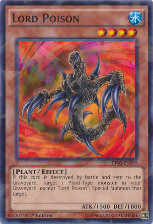 Lord Poison [BP03-EN009] Shatterfoil Rare | Card Merchant Takapuna