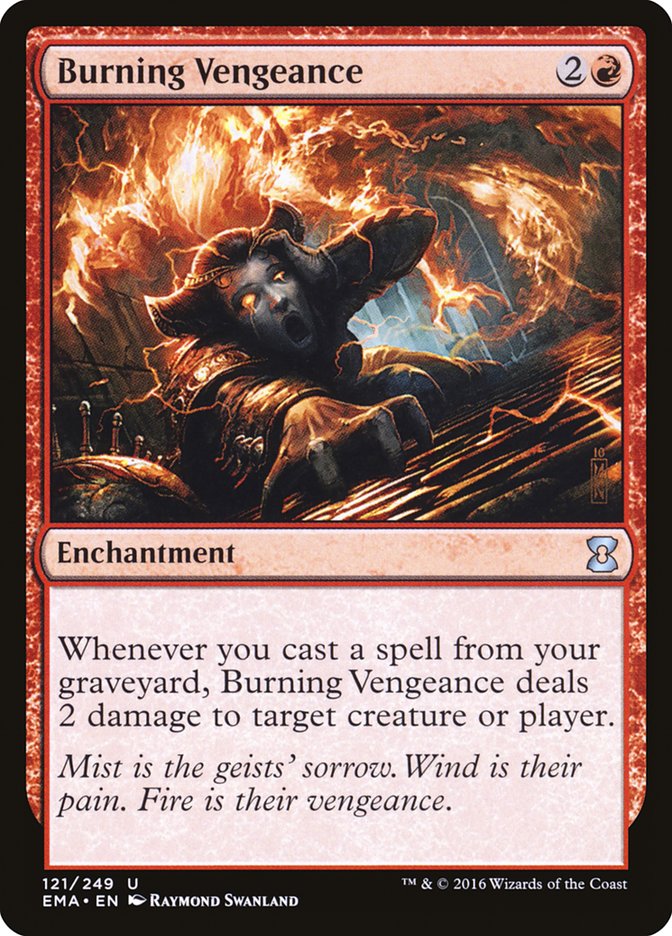 Burning Vengeance [Eternal Masters] | Card Merchant Takapuna