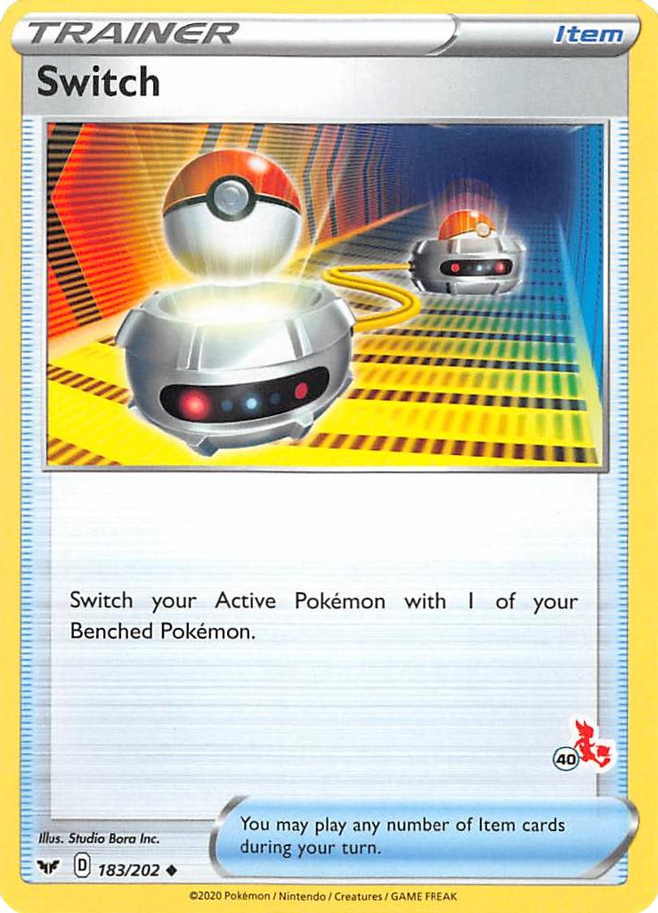 Switch (183/202) (Cinderace Stamp #40) [Battle Academy 2022] | Card Merchant Takapuna