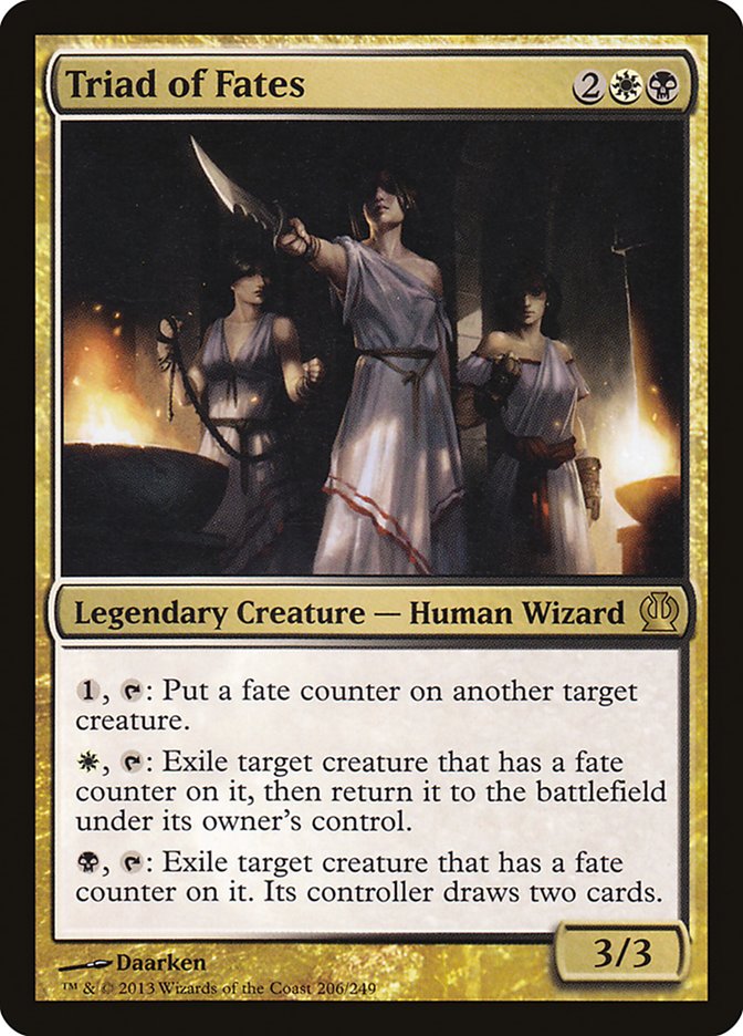 Triad of Fates [Theros] | Card Merchant Takapuna