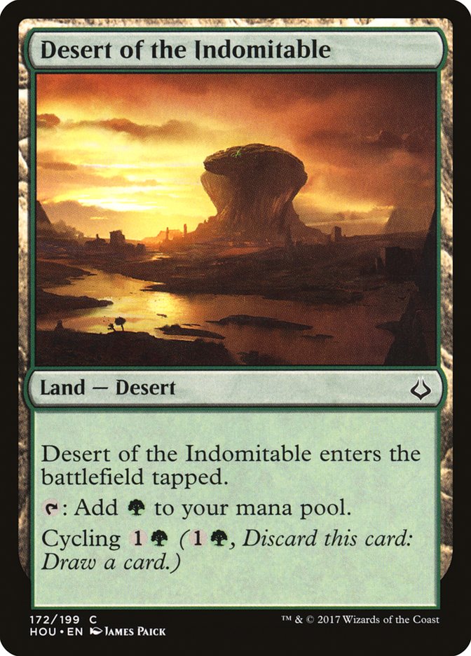 Desert of the Indomitable [Hour of Devastation] | Card Merchant Takapuna
