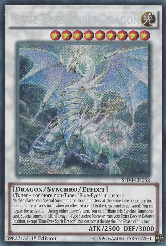 Blue-Eyes Spirit Dragon [SHVI-EN052] Secret Rare | Card Merchant Takapuna