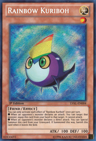 Rainbow Kuriboh [LVAL-EN004] Secret Rare | Card Merchant Takapuna