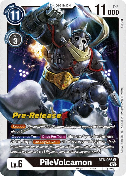 PileVolcamon [BT6-066] [Double Diamond Pre-Release Cards] | Card Merchant Takapuna