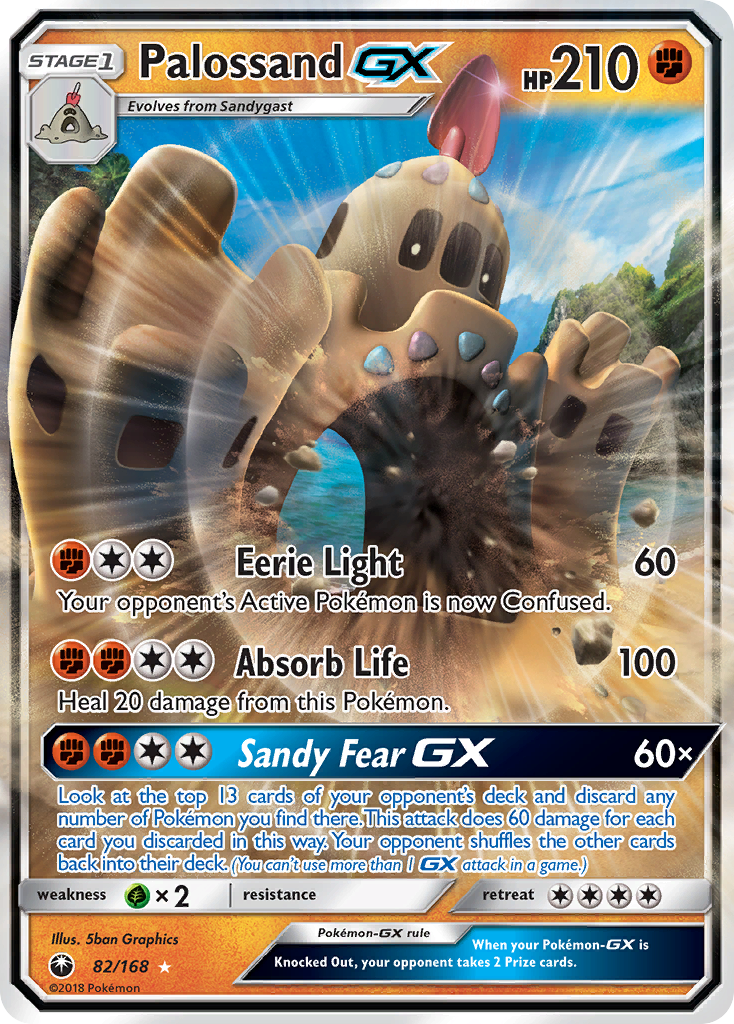 Palossand GX (82/168) [Sun & Moon: Celestial Storm] | Card Merchant Takapuna