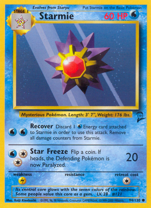 Starmie (94/130) [Base Set 2] | Card Merchant Takapuna