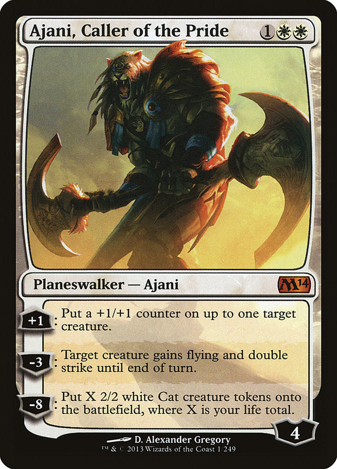 Ajani, Caller of the Pride [Magic 2014] | Card Merchant Takapuna