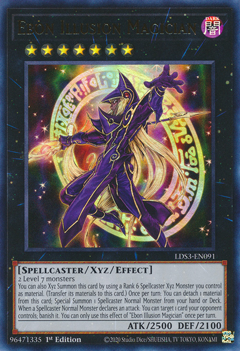 Ebon Illusion Magician [LDS3-EN091] Ultra Rare | Card Merchant Takapuna