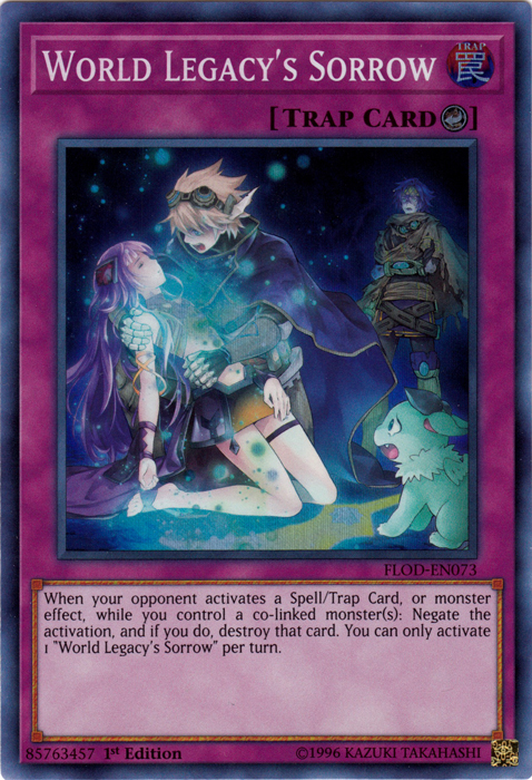 World Legacy's Sorrow [FLOD-EN073] Super Rare | Card Merchant Takapuna