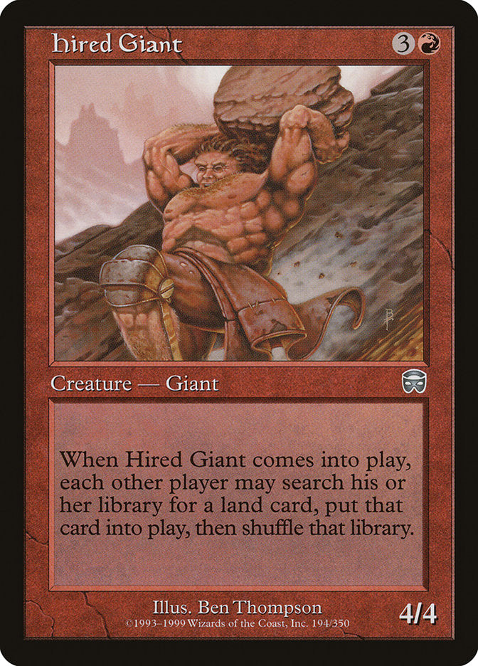 Hired Giant [Mercadian Masques] | Card Merchant Takapuna