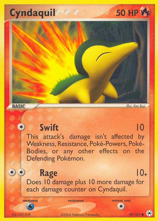 Cyndaquil (59/101) [EX: Hidden Legends] | Card Merchant Takapuna