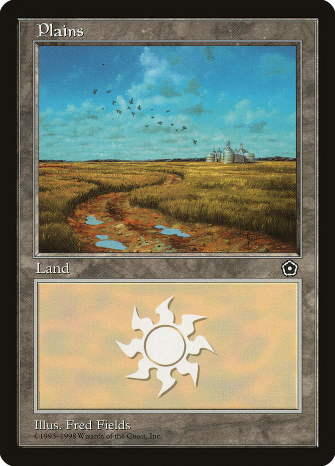 Plains (Birds Flying) [Portal Second Age] | Card Merchant Takapuna