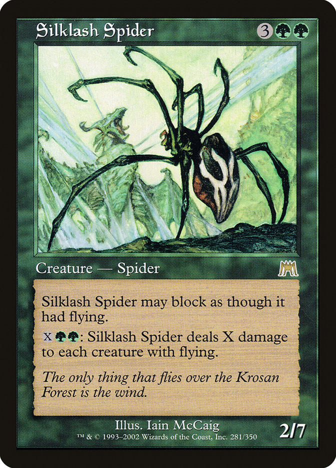 Silklash Spider [Onslaught] | Card Merchant Takapuna