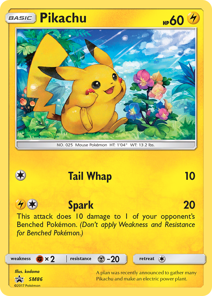 Pikachu (SM86) [Sun & Moon: Black Star Promos] | Card Merchant Takapuna