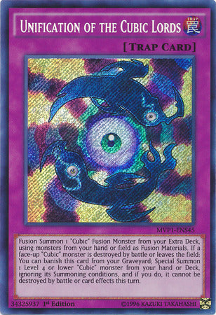 Unification of the Cubic Lords [MVP1-ENS45] Secret Rare | Card Merchant Takapuna