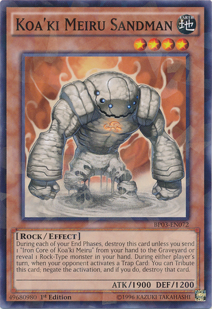 Koa'ki Meiru Sandman [BP03-EN072] Shatterfoil Rare | Card Merchant Takapuna