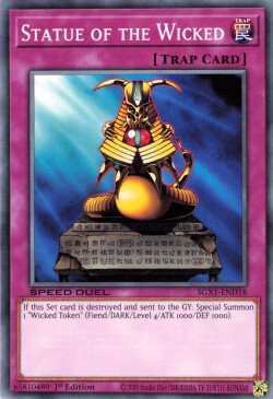 Statue of the Wicked [SGX1-END18] Common | Card Merchant Takapuna