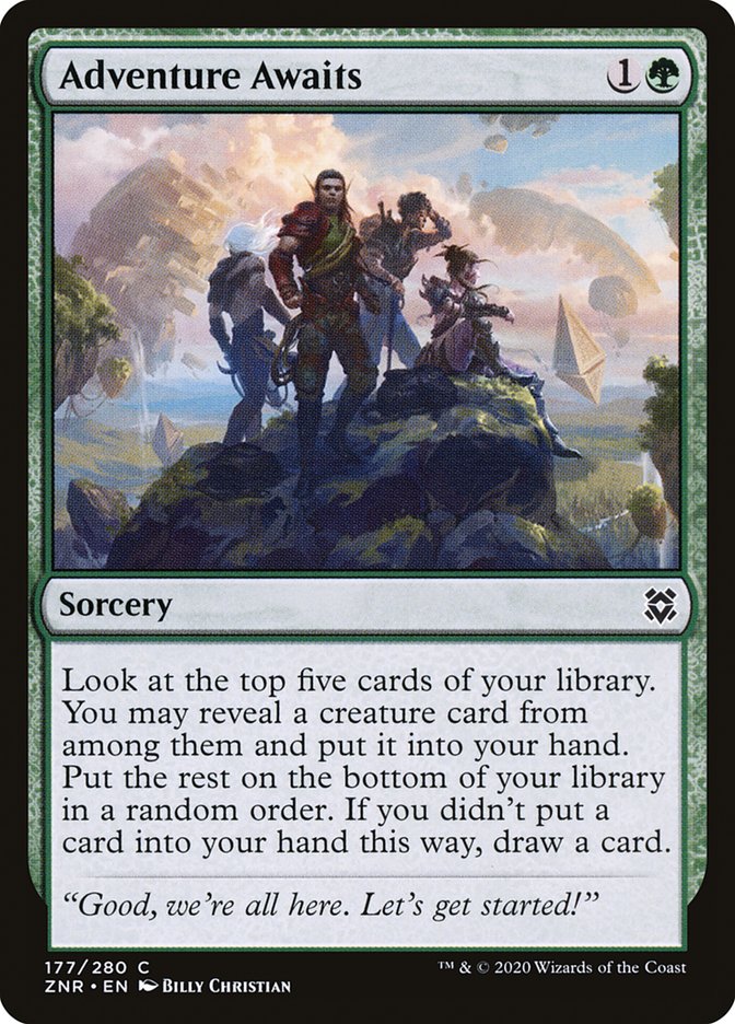 Adventure Awaits [Zendikar Rising] | Card Merchant Takapuna