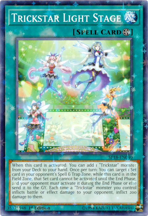 Trickstar Light Stage [SP18-EN040] Starfoil Rare | Card Merchant Takapuna