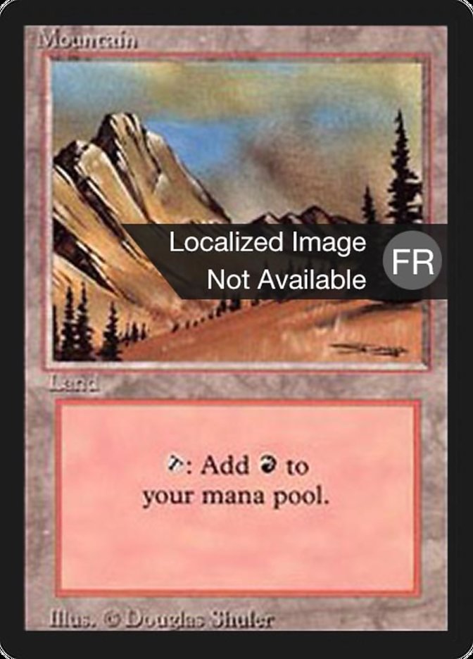 Mountain (C) [Foreign Black Border] | Card Merchant Takapuna