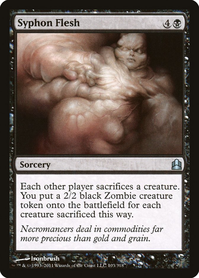 Syphon Flesh [Commander 2011] | Card Merchant Takapuna